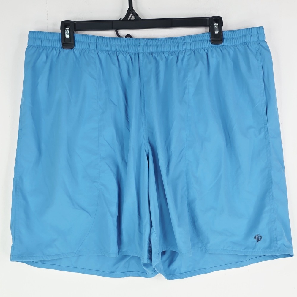 Duck Camp Swim Shorts Men 2XL Premium Outfitters Scout‎ Outdoor Solid Blue Lined
